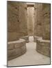 Hieroglyphic covered columns in hypostyle hall, Karnak Temple, East Bank, Luxor, Egypt-Cindy Miller Hopkins-Mounted Photographic Print