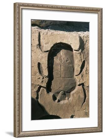 Hieroglyphics with Scarab, Great Temple of Amun, Tanis, Egypt Giclee ...
