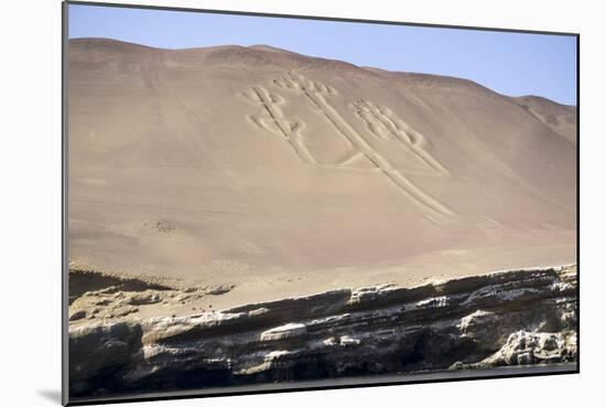 Hieroglyphs, Ballestos Islands, Peru, South America-Peter Groenendijk-Mounted Photographic Print