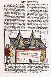 Illustration of a Late 15th Century Distillery to Extract the Essential Oils of Plants, 1500-Hieronymus Brunschwig-Giclee Print