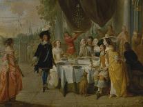 Ball on the Terrace of a Palace-Hieronymus Janssens-Giclee Print