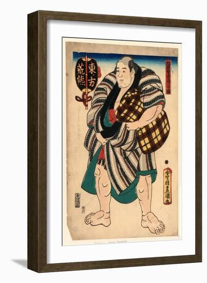 Higashi No Kata Arakuma-Utagawa Toyokuni-Framed Giclee Print