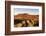 Higger Tor, autumn sunrise, Hathersage Moor, from Carl Wark Hill Fort, Peak District National Park,-Eleanor Scriven-Framed Photographic Print