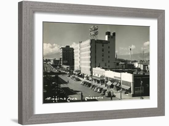 Higgins Avenue, Missoula, Montana-null-Framed Art Print