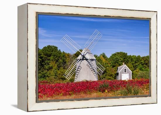 Higgins Farm Windmill-Michael Blanchette-Framed Premier Image Canvas