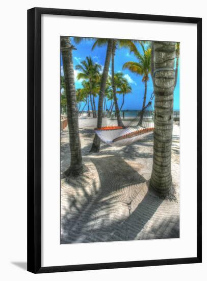 Higgs Beach Hammock-Robert Goldwitz-Framed Photographic Print