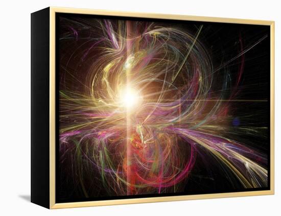 Higgs Boson, Conceptual Artwork-PASIEKA-Framed Premier Image Canvas