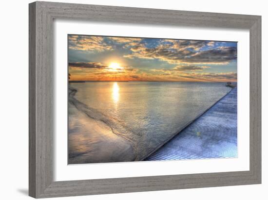 Higgs Pier Key West-Robert Goldwitz-Framed Photographic Print