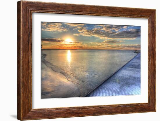 Higgs Pier Key West-Robert Goldwitz-Framed Photographic Print