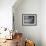 High Angle View of a Boy Bowling-null-Framed Photographic Print displayed on a wall