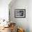 High Angle View of a Boy Bowling-null-Framed Photographic Print displayed on a wall