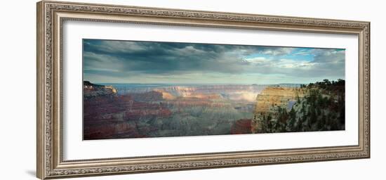 High Angle View of a Canyon, Angel's Window, North Rim, Grand Canyon National Park, Arizona, USA-null-Framed Photographic Print