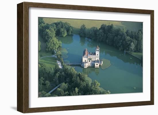 High Angle View of a Castle, Schloss Anif, Salzburg, Austria-null-Framed Giclee Print