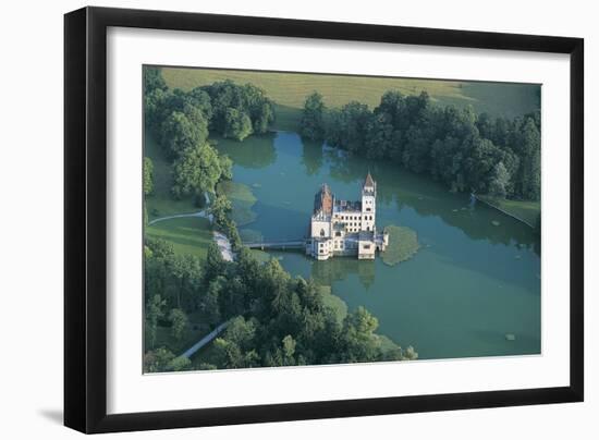 High Angle View of a Castle, Schloss Anif, Salzburg, Austria-null-Framed Giclee Print