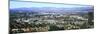 High angle view of a city, Burbank, San Fernando Valley, Los Angeles County, California, USA-null-Mounted Photographic Print