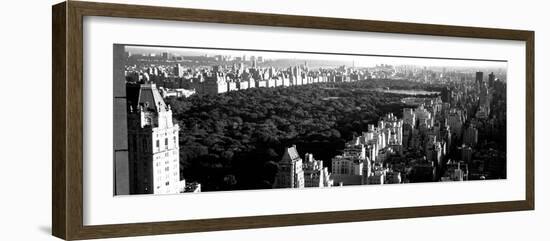 High Angle View of Buildings in a City, Central Park, Manhattan, New York City, New York State, USA-null-Framed Photographic Print