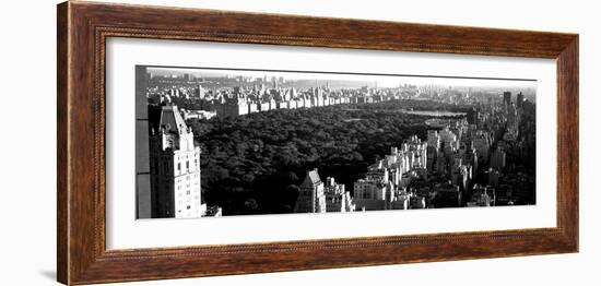 High Angle View of Buildings in a City, Central Park, Manhattan, New York City, New York State, USA-null-Framed Photographic Print