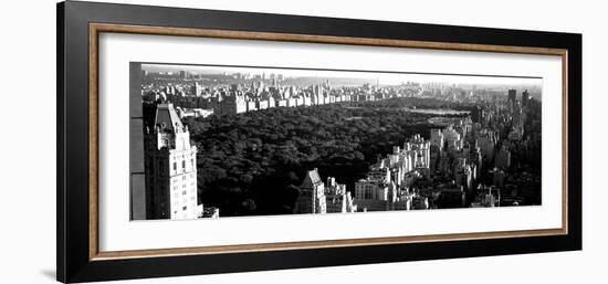 High Angle View of Buildings in a City, Central Park, Manhattan, New York City, New York State, USA-null-Framed Photographic Print