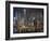 High Angle View of Central, the Main Financial District, at Night, Hong Kong Island, Hong Kong, Chi-Amanda Hall-Framed Photographic Print