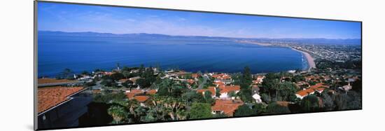 High angle view of city, Morro Bay, San Luis Obispo County, California, USA-null-Mounted Photographic Print