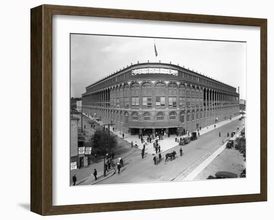 High-Angle View of Ebbets Field, Brooklyn, September 2, 1914-William Davis Hassler-Framed Photographic Print