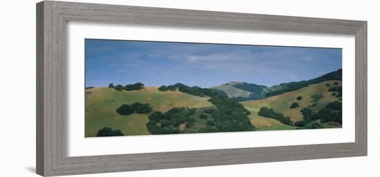 High Angle View of Hills, Santa Barbara County, California, USA-null-Framed Photographic Print