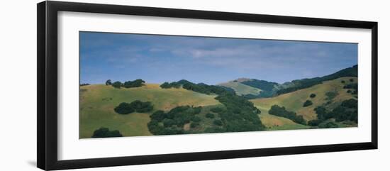 High Angle View of Hills, Santa Barbara County, California, USA-null-Framed Photographic Print