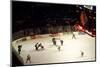 High angle view of ice hockey players in action, Chicago, Cook County, Illinois, USA-null-Mounted Photographic Print
