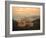 High Angle View of Malaga Cityscape with Bullring and Docks, Andalusia, Spain, Europe-Ian Egner-Framed Photographic Print