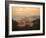 High Angle View of Malaga Cityscape with Bullring and Docks, Andalusia, Spain, Europe-Ian Egner-Framed Photographic Print