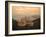 High Angle View of Malaga Cityscape with Bullring and Docks, Andalusia, Spain, Europe-Ian Egner-Framed Photographic Print