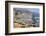 High Angle View of Monaco and Harbour, Monaco, Mediterranean, Europe-Amanda Hall-Framed Photographic Print