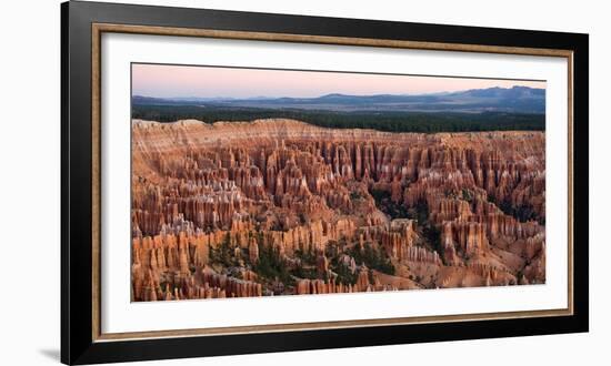 High Angle View of Rock Formations, Bryce Canyon, Bryce Canyon National Park, Utah, USA-null-Framed Photographic Print