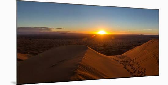 High angle view of Sahara Desert, Morocco-null-Mounted Photographic Print