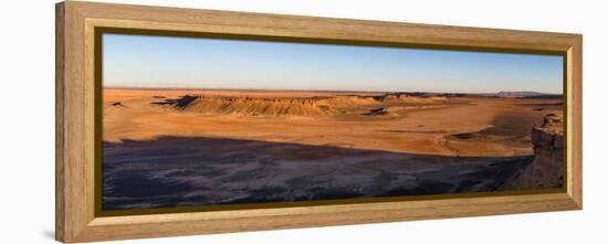 High angle view of Sahara Desert, Morocco-null-Framed Premier Image Canvas