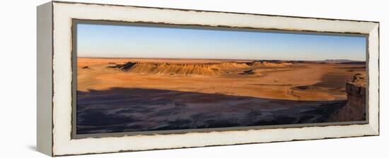 High angle view of Sahara Desert, Morocco-null-Framed Premier Image Canvas