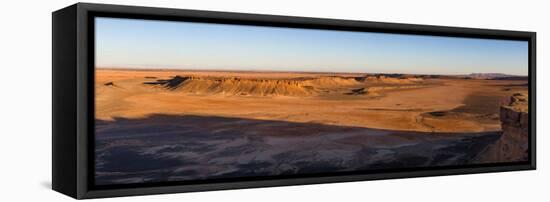 High angle view of Sahara Desert, Morocco-null-Framed Premier Image Canvas
