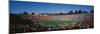 High Angle View of Spectators Watching a Football Match in a Stadium, Rose Bowl Stadium-null-Mounted Photographic Print