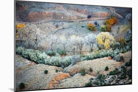 High Angle View Of The Colors In The Canyon De Chelly-Ron Koeberer-Mounted Photographic Print