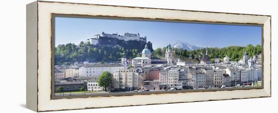 High Angle View of the Old Town-Markus Lange-Framed Premier Image Canvas