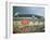 High Angle View of Tourists Outside a Baseball Stadium Opening Night, Wrigley Field, Chicago-null-Framed Photographic Print