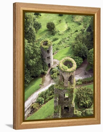 High Angle View of Towers, Blarney Castle, County Cork, Ireland-Miva Stock-Framed Premier Image Canvas