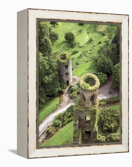High Angle View of Towers, Blarney Castle, County Cork, Ireland-Miva Stock-Framed Premier Image Canvas
