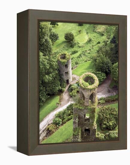 High Angle View of Towers, Blarney Castle, County Cork, Ireland-Miva Stock-Framed Premier Image Canvas