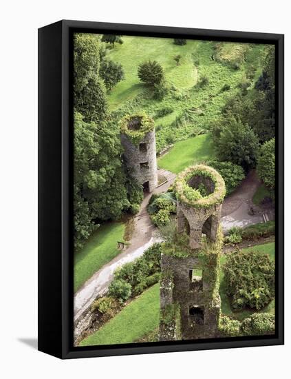 High Angle View of Towers, Blarney Castle, County Cork, Ireland-Miva Stock-Framed Premier Image Canvas