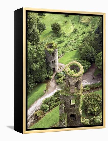 High Angle View of Towers, Blarney Castle, County Cork, Ireland-Miva Stock-Framed Premier Image Canvas