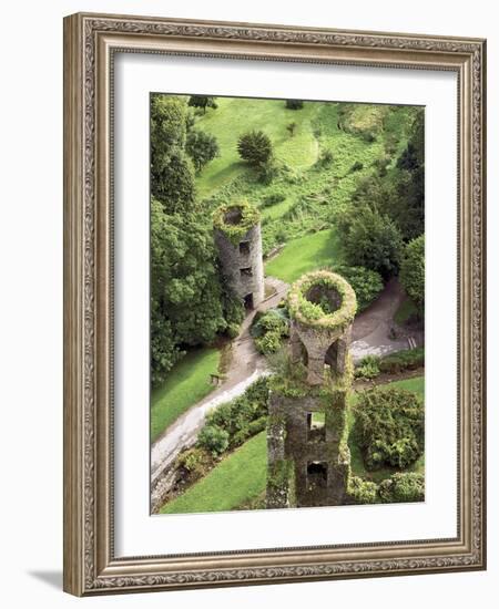 High Angle View of Towers, Blarney Castle, County Cork, Ireland-Miva Stock-Framed Photographic Print