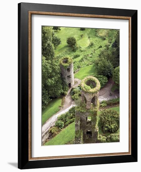 High Angle View of Towers, Blarney Castle, County Cork, Ireland-Miva Stock-Framed Photographic Print