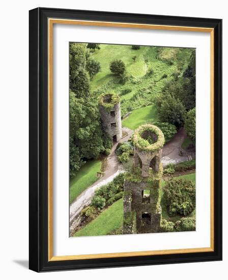 High Angle View of Towers, Blarney Castle, County Cork, Ireland-Miva Stock-Framed Photographic Print