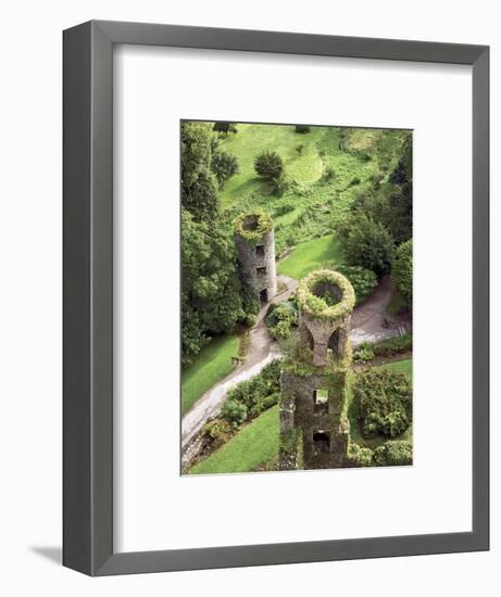 High Angle View of Towers, Blarney Castle, County Cork, Ireland-Miva Stock-Framed Photographic Print